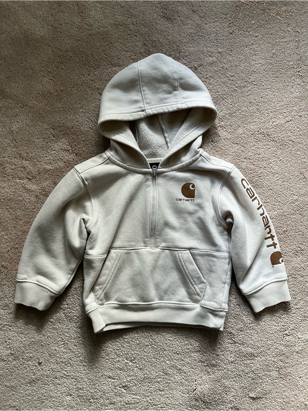 Carhartt Toddler Cream Hoodie